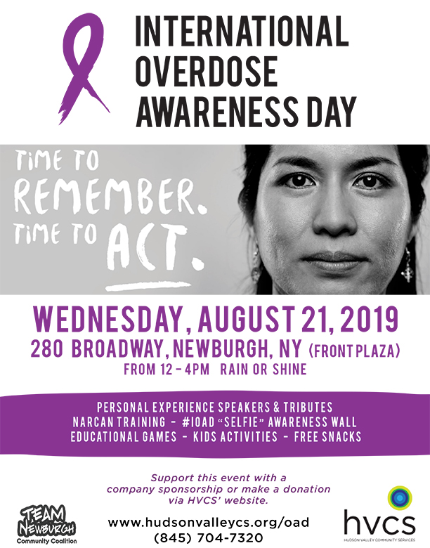 International Overdose Awareness Day Hudson Valley HVCS